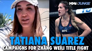 Tatiana Suarez Confident She&#39;ll Dominate UFC Champ Zhang Weili: &#39;My Grappling is Very, Very Good&#39;