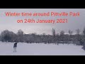 Winter time around Pittville Park on 24th January 2021 ❄☃️