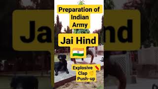 Explosive Clap Pushups Preparation For Indian Army Keshav Tanwar