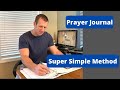 How to prayer journal and prayer list super simple method new year new journal
