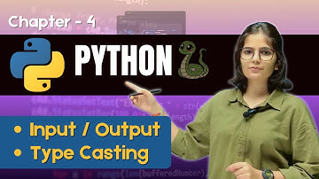 Python Class-4 | Input/Output and Type Casting in Python | Python with Prishu