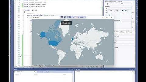 World Map in c# using LiveCharts
