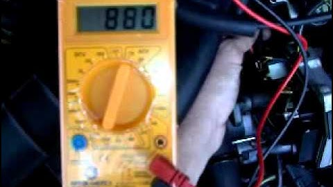 test cyp sensor resistance accord 96 p1381 code