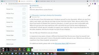 HUM 200: Module One: 1-1 Discussion: Learning to Analyze the Humanities Breakdown - May 4, 2021