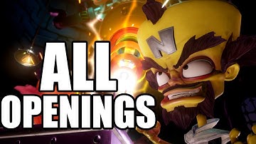 Crash Bandicoot N. Sane Trilogy - All Openings - All Remastered Openings