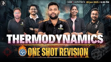 Thermodynamics || One Shot Revision | CSIR-NET 2025, GATE, JEST | Padekar Sir | D PHYSICS