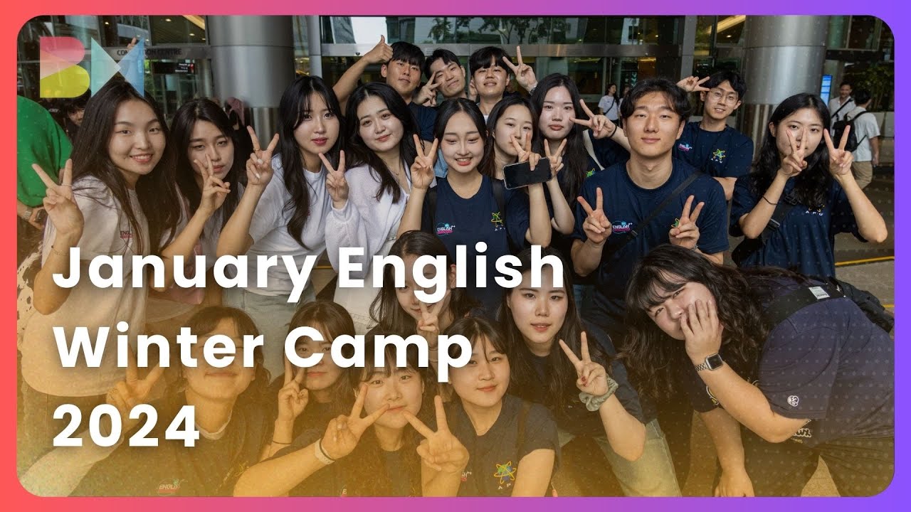 January English Winter Camp 2024 - YouTube