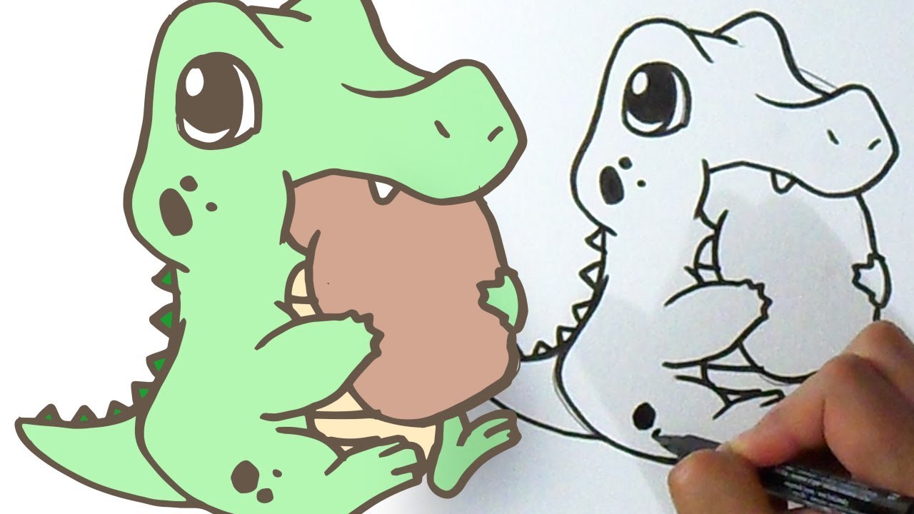 Cómo Dibujar Un Cocodrilo Kawaii Cómo dibujar Cocodrilo Kawaii - YouTube