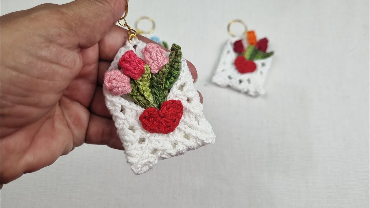 LEMBRANCINHA de Crochê  rápida e fácil Dia das Mães @Pittys Arts