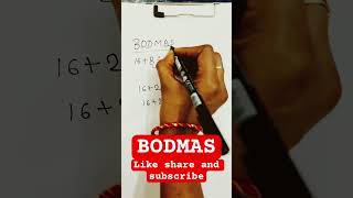 BODMAS Simple question #maths #trick #tips #education #easy #Bodmas