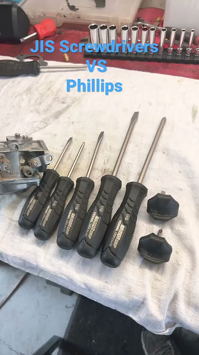 JIS VS PHILLIPS Screwdrivers #vessle #tools #handtools #japantools