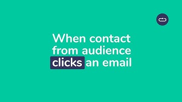 Email Automation: When contact from audience clicks an email