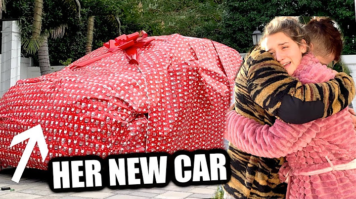 SURPRENDRE ERYN AVEC SA VOITURE DE RÊVE POUR NOËL | elle n'en avait aucune idée