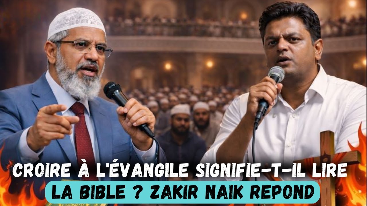 Un débat passionné : croire à l'Évangile signifie-t-il lire la Bible ? Zakir Naik tranche la quest..