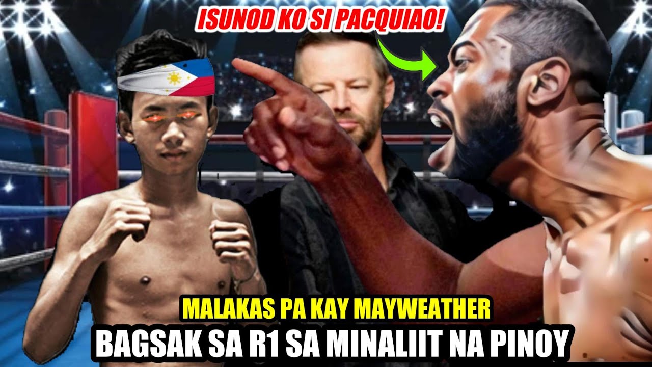 PINOY NA MINALIIT PINABAGSAK SA R1 ANG HAMBOG NA MALAKAS PA KAY MAYWEATHER!