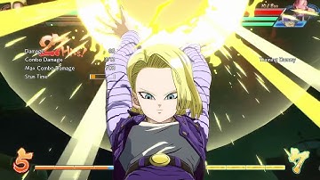 DBFZ Android 18 Command Grab midcombos