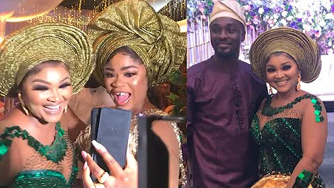 See the moment Mercy Aigbe, Eniola Ajao, Niyi Johnson steals the show at Lateef Adedimeji wedding
