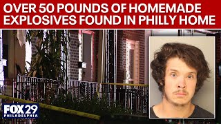 Over 50 pounds of homemade explosives found in Philadelphia home