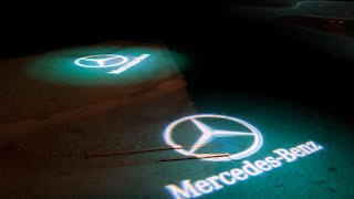 How to install Mercedes Benz LOGO Light. After 1 YEAR review