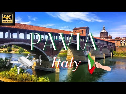 Pavia Lombardy: Amazing Drone, Aerial & Walking Video Tour (Pavia 4k) Pavia Italy !