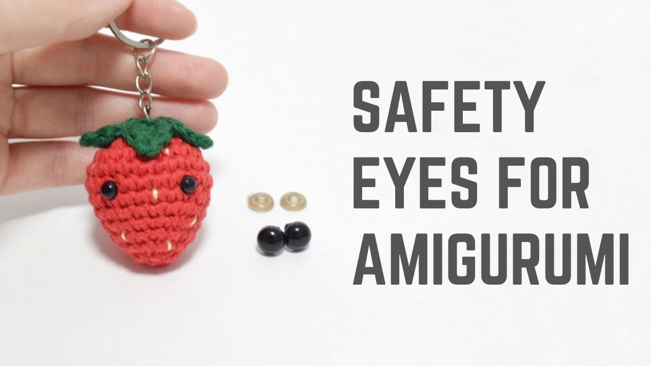 How to Attach Eyes to Amigurumi