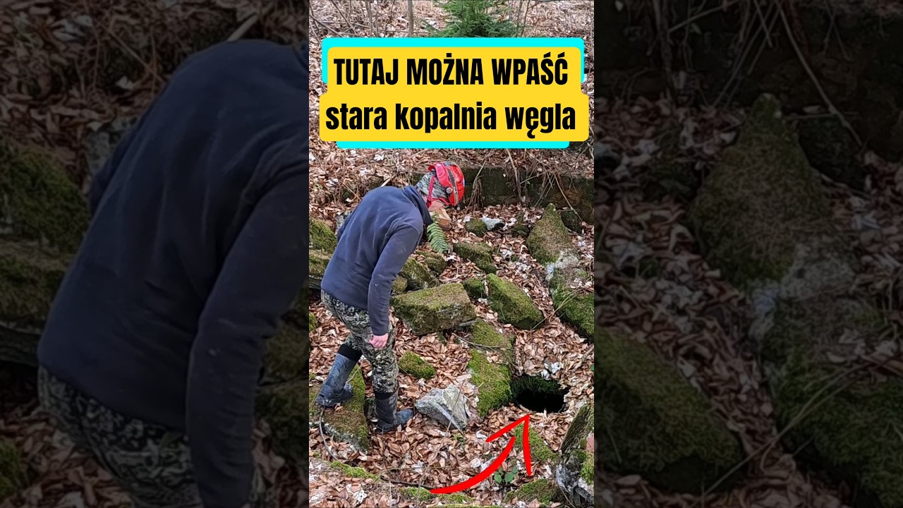 Tutaj można wpaść! Stara kopalnia węgla