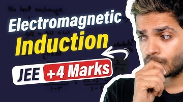 Electromagnetic Induction JEE Mains Questions Numericals Problems PYQs Theory Concepts Notes Oneshot