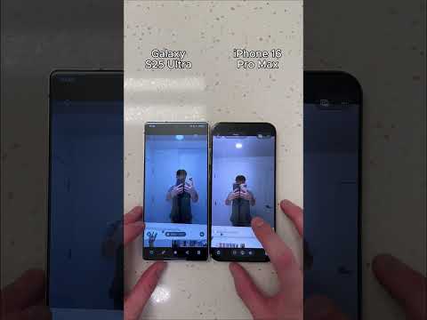 Galaxy S25 Ultra vs iPhone 16 Pro Max Action Mode Test #GalaxyS25Ultra #iPhone16ProMax #CameraTest