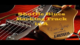 Shuffle Blues Backing Track In A