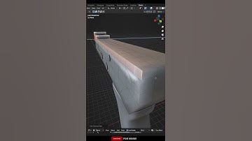 Modeling an AK-47 in Blender (Part 2) (Arijan) #shorts #blender #tutorial
