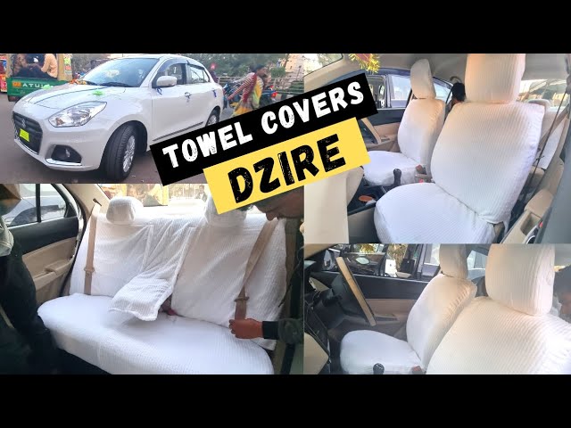 Car Seat White Towel - Praveen Fashion