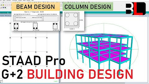 Reinforced Concrete Building Design in STAAD Pro - Step-by-step Tutorial with audio 🎙️