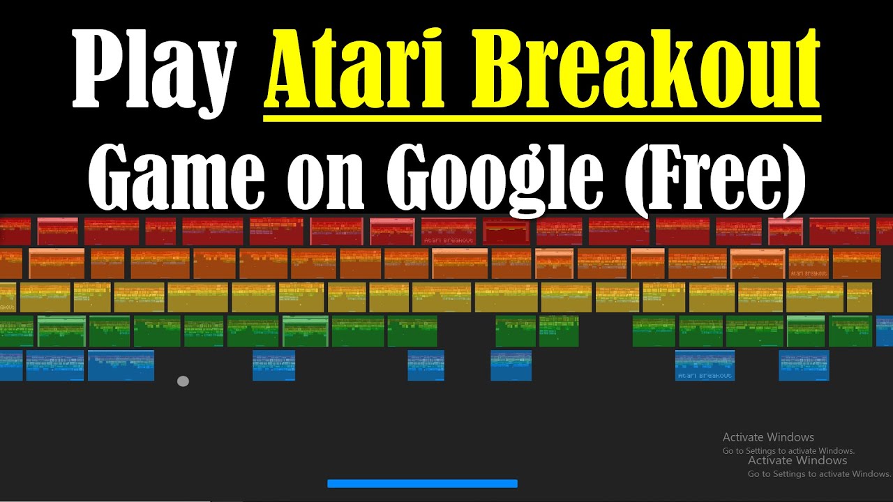 Google Atari Breakout - Atari Breakout - Google... - youtube