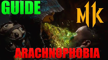MK11 - Dvorah Arachnaphobia Guide & Tech (variation 2) with some combos - Mortal Kombat 11