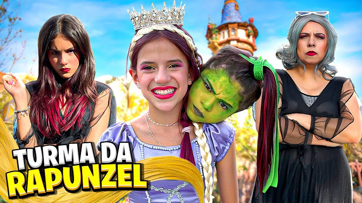 RAPUNZEL*we became Rapunzel's gang for 24 hours - Jéssica Sousa version
