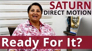 Saturn Ready To Go Direct 18th Sep 2019 - Ready For The Saturn Discipline? When Does Saturn Go Direct