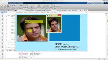 Attendance Maintenance from Face Recognition Using Image Processing Matlab Project Source Code