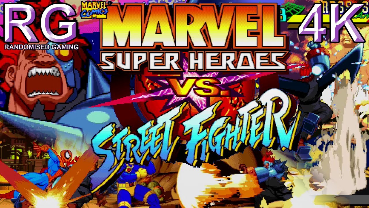 Visual glitch when playing Marvel Super Heroes vs Street Fighter