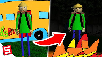 CAMPING WITH BALDI?! I