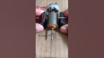 open DC motor *magnet test. #tech #dcmotor #youtubeshorts #diy #shorts