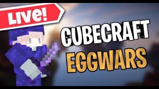 Live streaming Cubecraft Eggwars Mega for fun!
