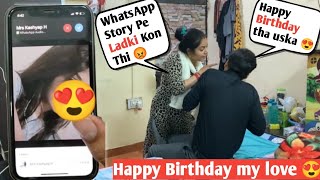 Fake WhatsApp Story Prank On Wife 😜II irritating Prank On Wife 😂 II Jims Kash