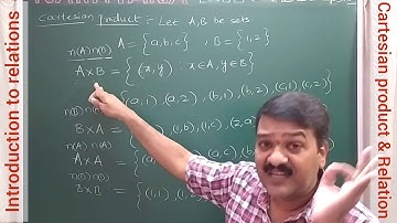 Functions | Cartesian product and relations