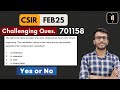 Solid State Ques id 701158 | CSIR Feb 25 - Challenging Question