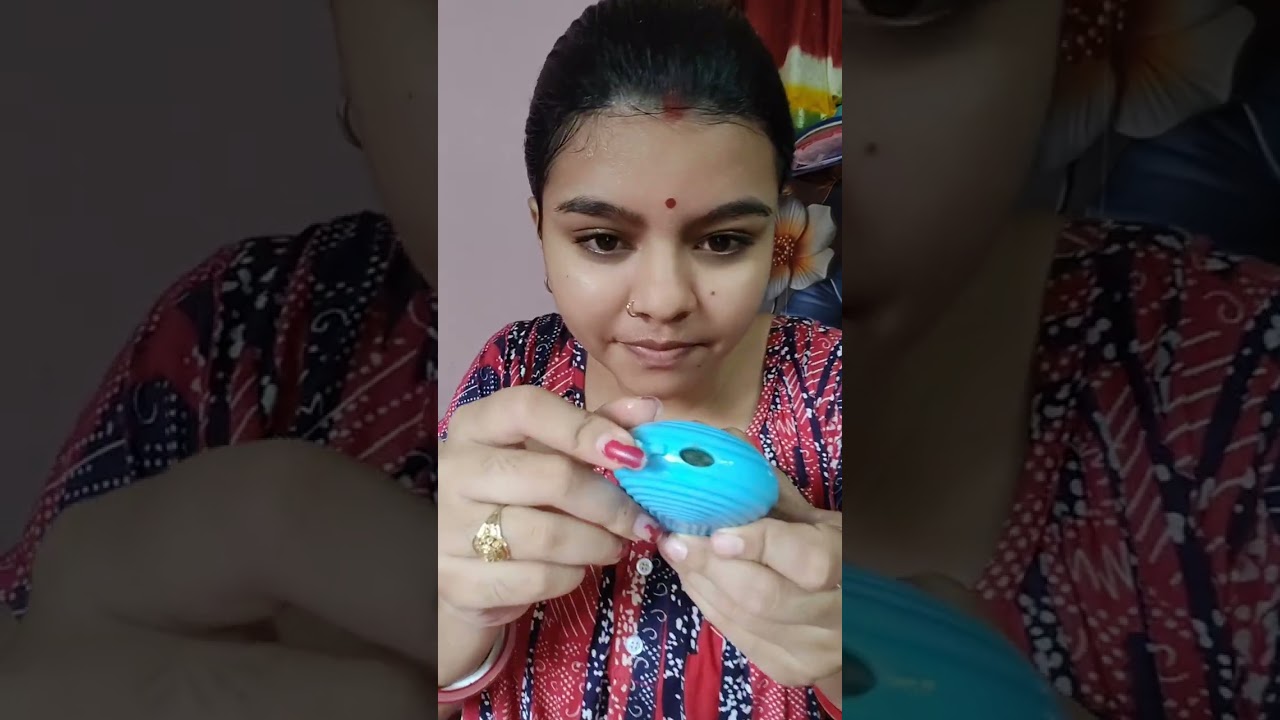 First time I tried ice roll on face😃❣️,,,