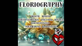 Birthday Flower of the Day | March, Jonquil | Floriography Stories with ASMR | Birthstone | Gift March Flower Jonquil