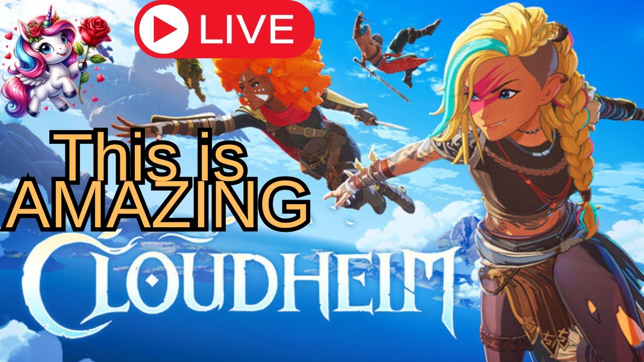 This game is AMAZING ☁️💜 LIVE Co-Op Adventure! Cloudheim Ep 2
