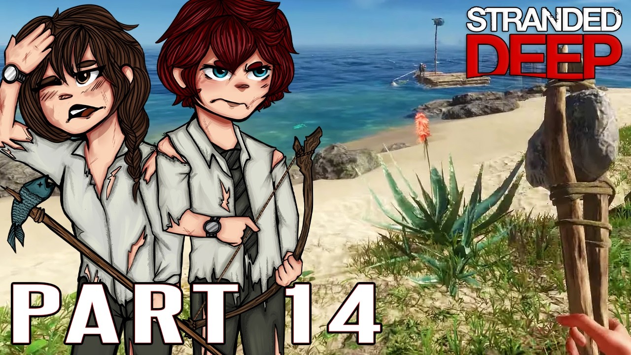 HUNTING PLANTS! - STRANDED DEEP Co-op Let's Play Part 14 | BLIND | (1440p 60FPS PC)