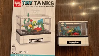 Let’s Build Block Tech Tiny Tanks Aquarium | LEGO compatible building blocks from Five Below