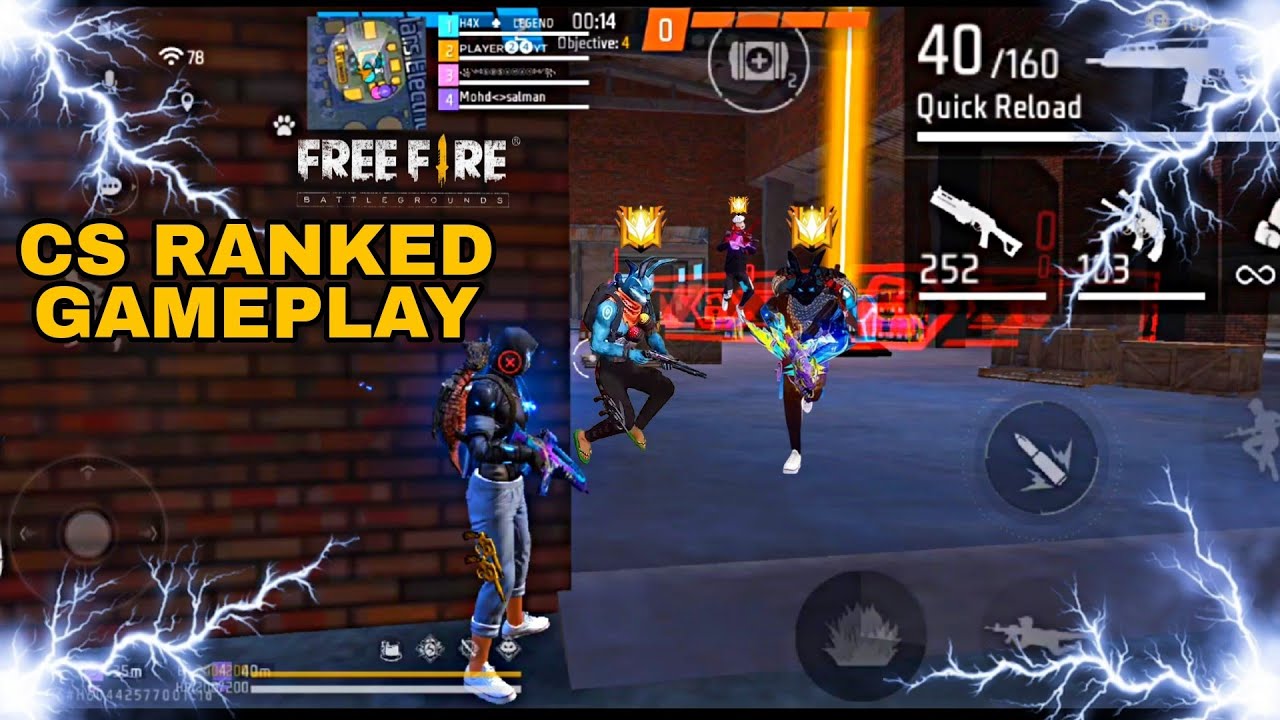 EPIC MOMENT IN CS RANK MATCH #freefire #garena free fire - YouTube